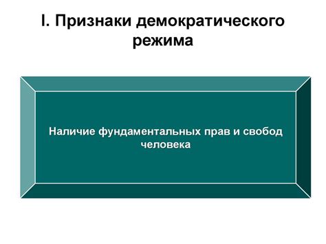 Раздел 3: Основные принципы демократического государства