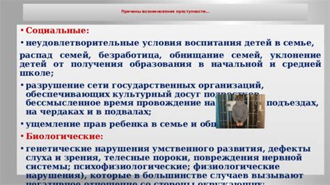 Раздел 4: Неудовлетворительные условия работы