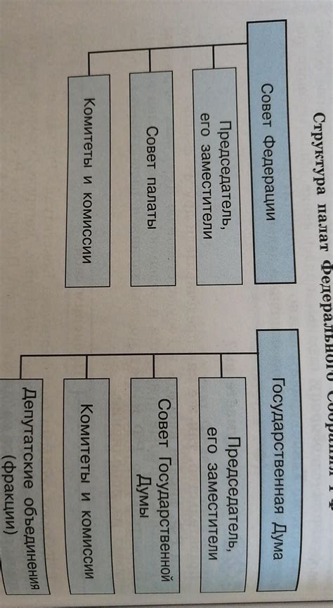 Различие в структуре