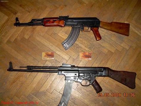 Различия в конструкции STG 44 и автомата Калашникова