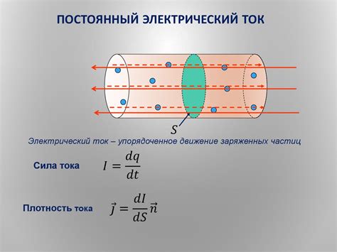 Различия в направлении потока тока