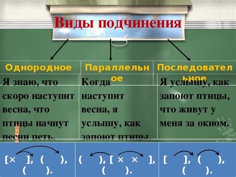 Различные виды связей в предложении