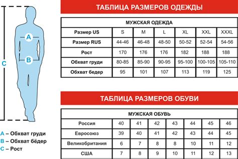 Размеры одежды: какие различия между мужской и женской одеждой?