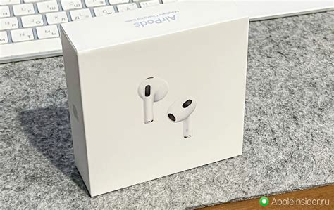 Размещение AirPods в кейсе