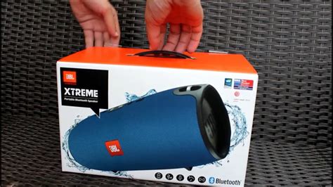 Распаковка колонки JBL Xtreme