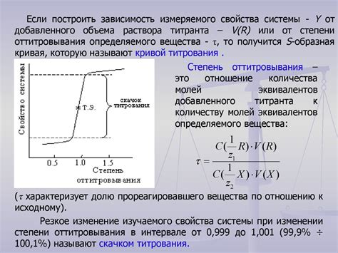 Расчет концентрации соляной кислоты на основе результатов титрования