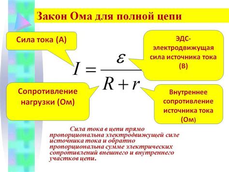 Расчет мощности источника ЭДС