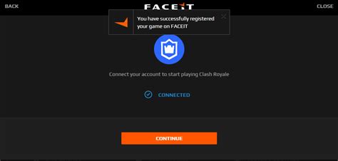 Регистрация в Faceit