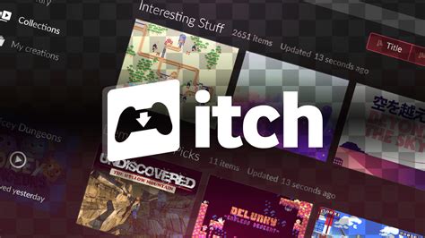 Регистрация на сайте itch.io