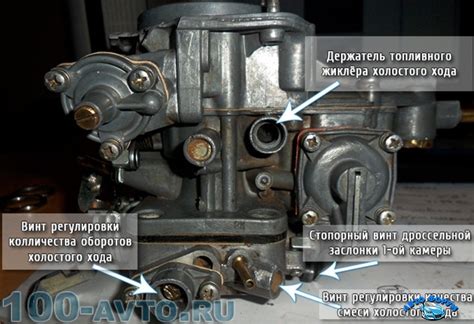 Регулировка карбюратора ВАЗ