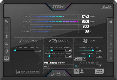 Рекомендации по управлению лимитом мощности в MSI Afterburner