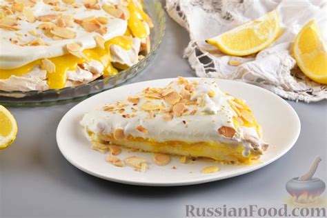 Рецепт безе с лимонным вкусом