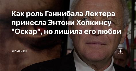 Роль Ганнибала Лектора: олицетворение зла на экране