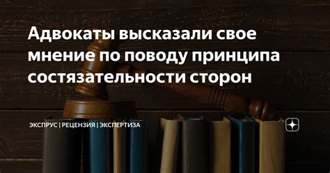 Роль адвокатов в обеспечении принципа состязательности