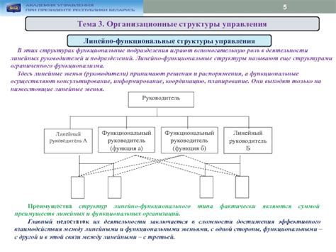 Роль линейных полномочий в организации