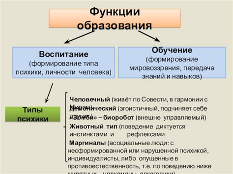 Роль образования в формировании мировоззрения