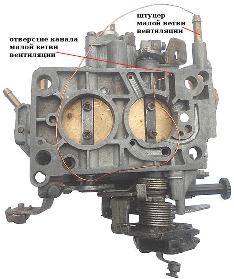 Роль обратки на карбюраторе Солекс в двигателе