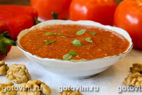 Сацебели соус с грецкими орехами и медом