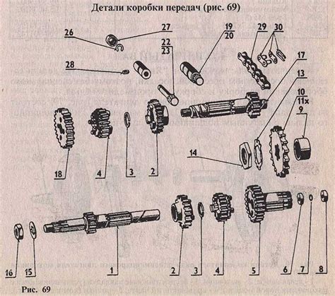 Сборка привода сцепления и коробки передач