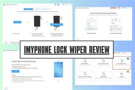 Сброс пароля при помощи программы iMyFone LockWiper