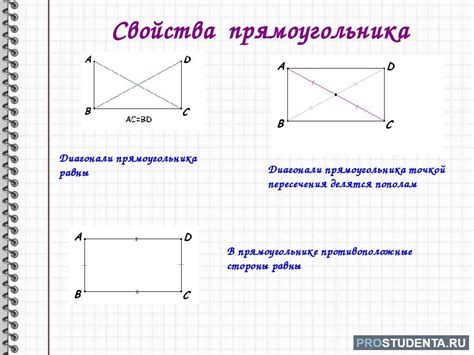 Свойства биссектрис углов прямоугольника