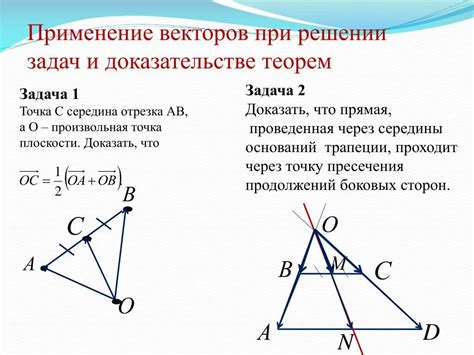 Связь абсолютных путей с векторами и координатами