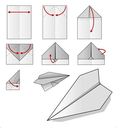 Сделай самолетик из бумаги: простая пошаговая инструкция с фото
