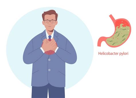 Симптомы и последствия, связанные с Helicobacter pylori