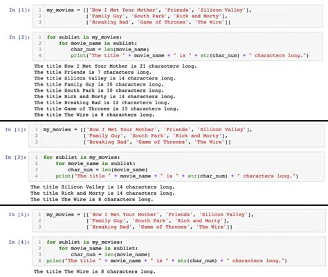 Синтаксис цикла for в Python