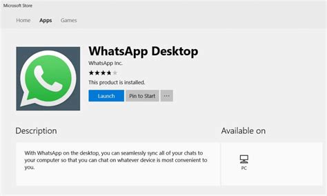 Скачивание WhatsApp Desktop