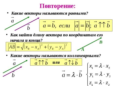 Сложение векторов: методика и формулы