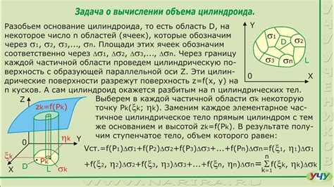 Сложности при вычислении объема