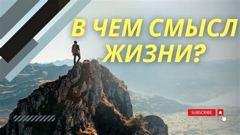 Смысл жизни: в поиске счастья и цели