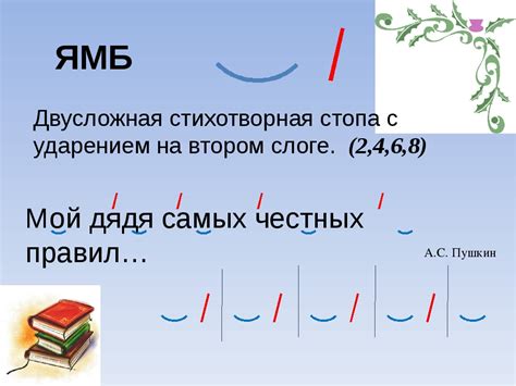 Советы для определения ямба в стихотворении