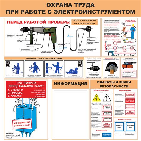 Советы по безопасности при работе с материалами