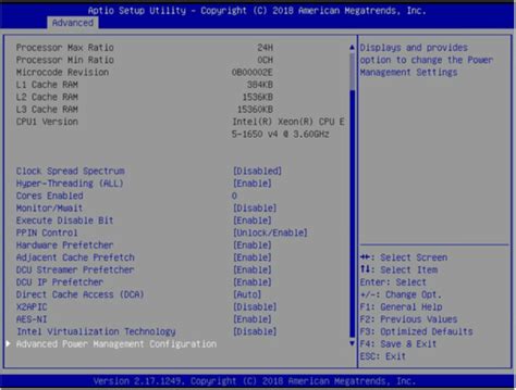 Советы по оптимизации работы процессора в BIOS