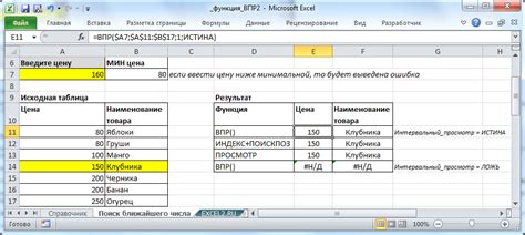 Советы по установке ВПР в Excel