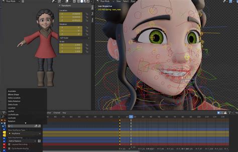 Создание анимации в Blender 3D