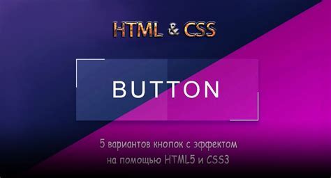 Создание кнопки в HTML