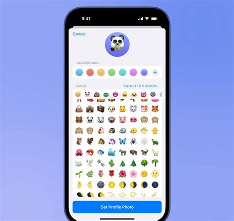 Создание персональных эмодзи в Телеграме на iPhone