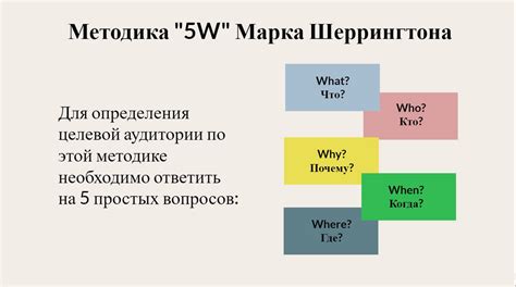 Создание портрета и описания целевой аудитории