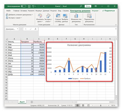 Создание связанных графиков в Excel для наглядного представления данных