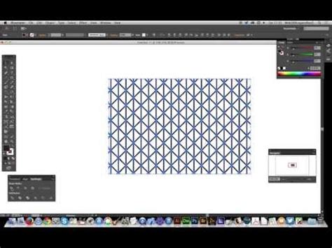 Создание сетки квадратиков в Adobe Illustrator