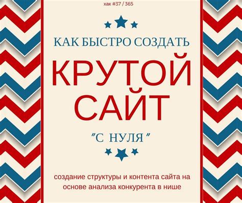 Создание структуры и контента