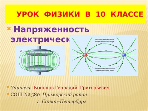 Создание электрического поля