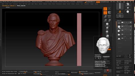 Создание 3D модели в программе ZBrush
