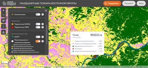 Сохраните спутниковую карту