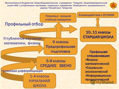 Специализация и углубленное изучение