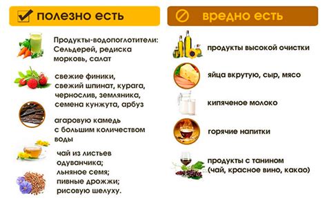 Список продуктов для восстановления организма