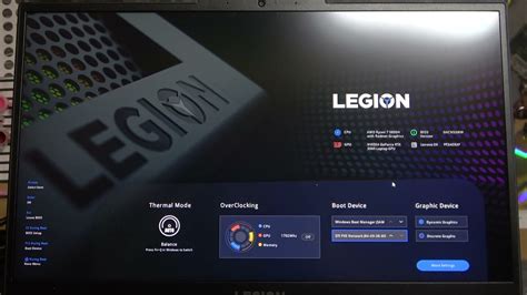 Способы доступа к BIOS на Lenovo Legion